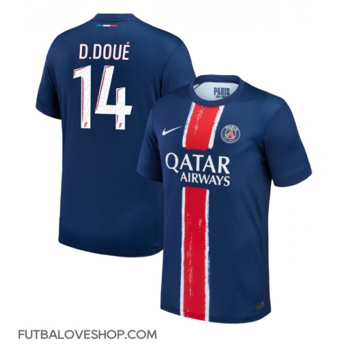 Dres Paris Saint-Germain Desire Doue #14 Domáci 2024-25 Krátky Rukáv